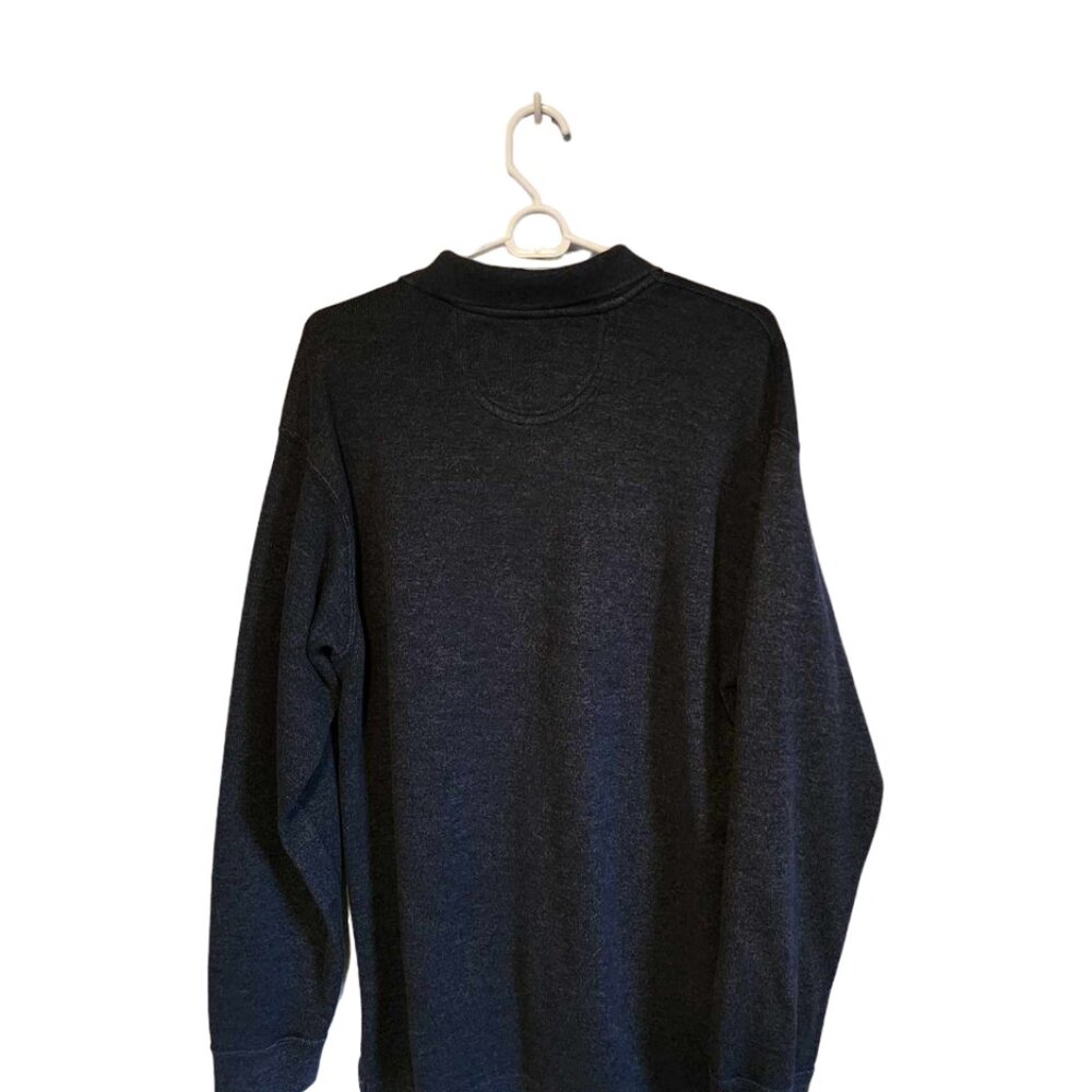 EUC Izod Sweater weight Long Sleeve Polo - Picture 2 of 4